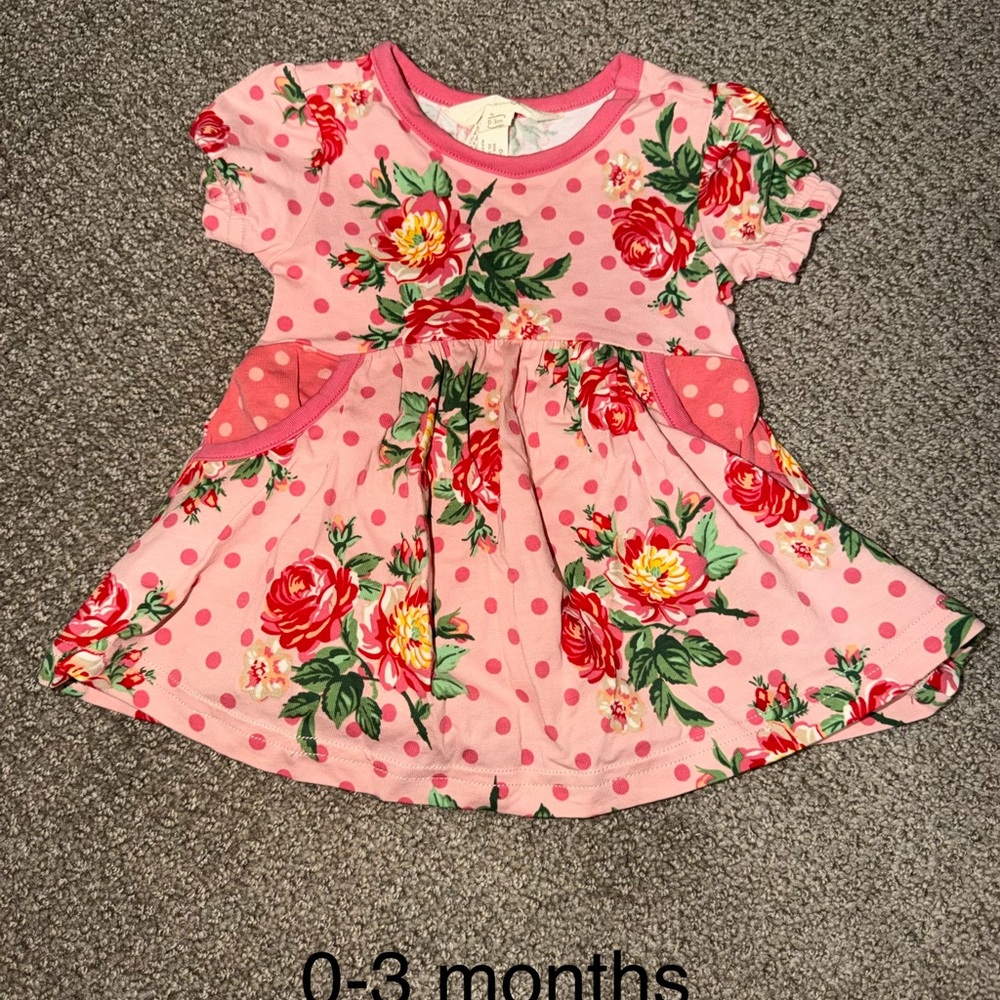 Matilda Jane Pink Floral Baby Dress